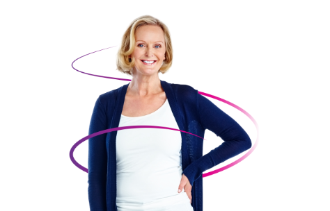 Woman smiling