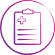 Medical notepad icon