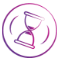 Spinning hourglass icon