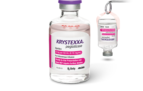Krystexxa dosing